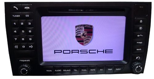 Navigationssystem Porsche Cayenne BE 6654 Bildschirm defekt